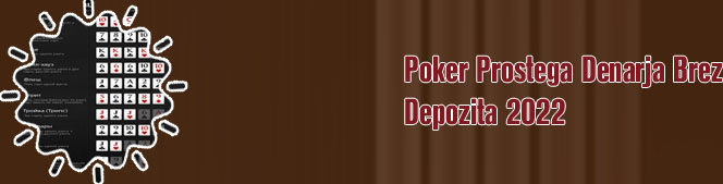 Brezplačni pokeres pravi denar brez pologa