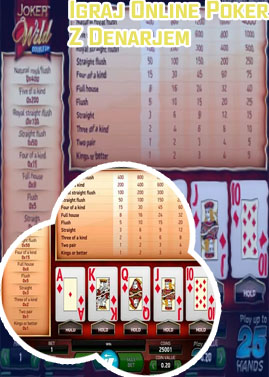 Online Poker avtomati igre