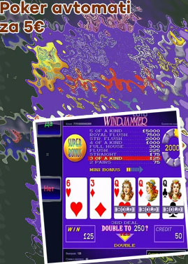 Poker avtomati za 5€