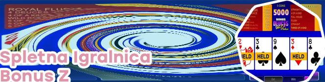 Spletna video poker bonusi